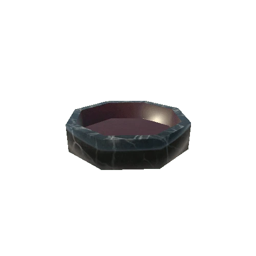 Marble Round Ashtray LP